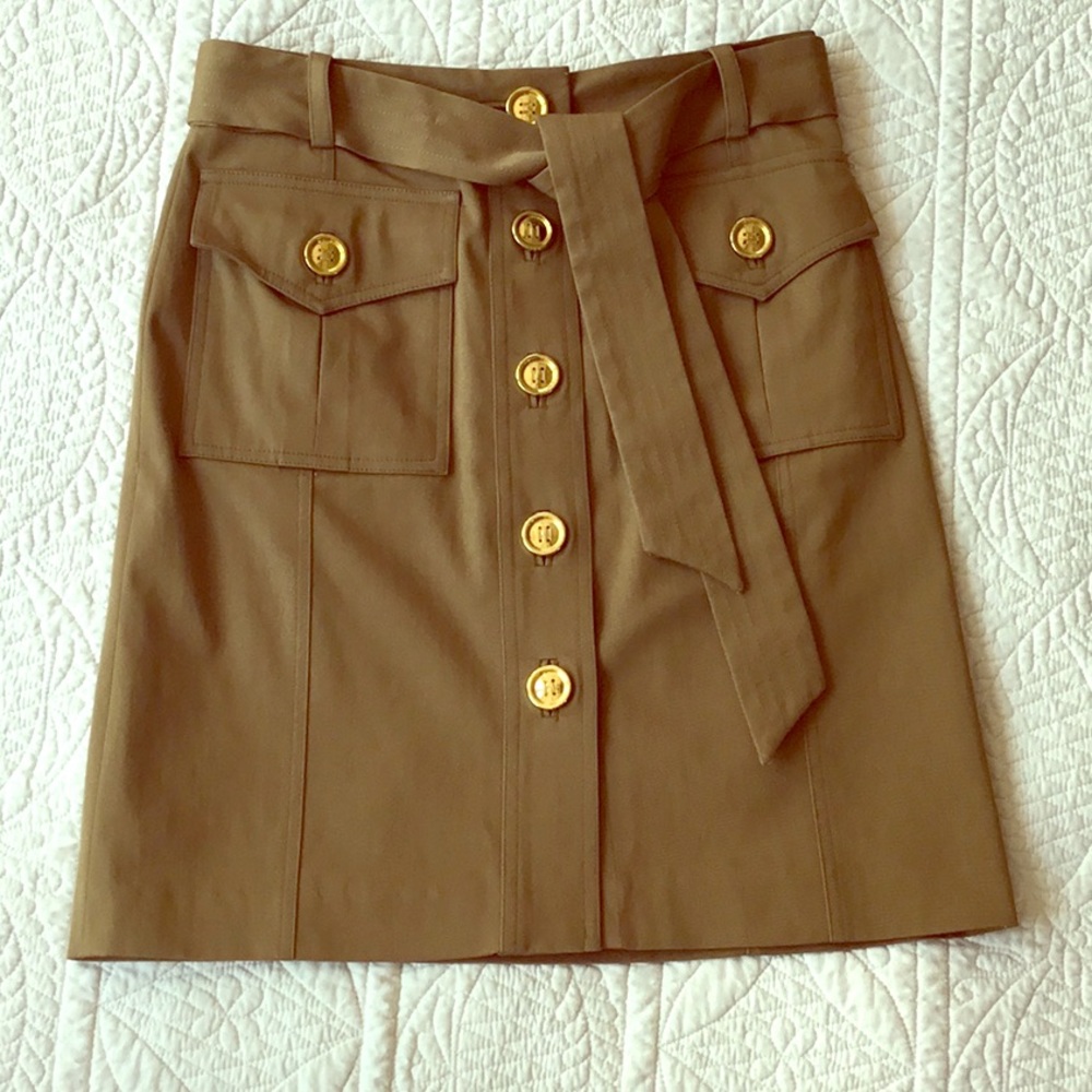 Milly khaki skirt